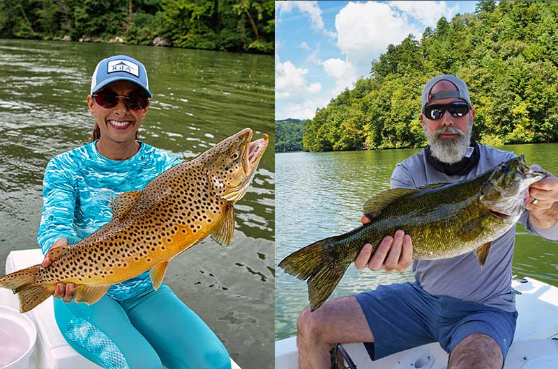 Bass and Trout Fishing Charters in Blue Ridge